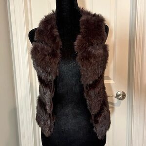 Fur Brown Vest